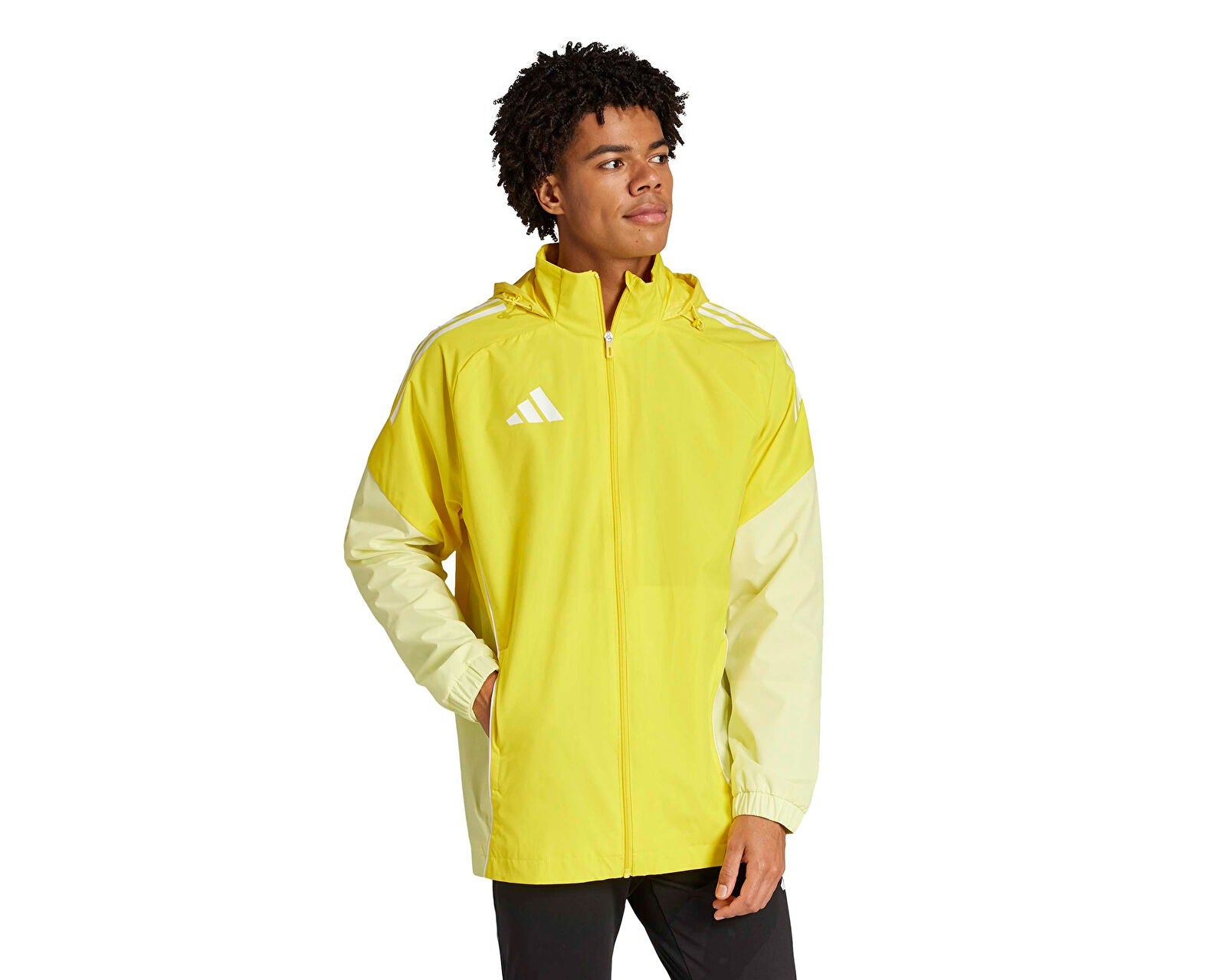 Adidas Antrenman Yağmurluk TIRO25C AW JKT Sarı