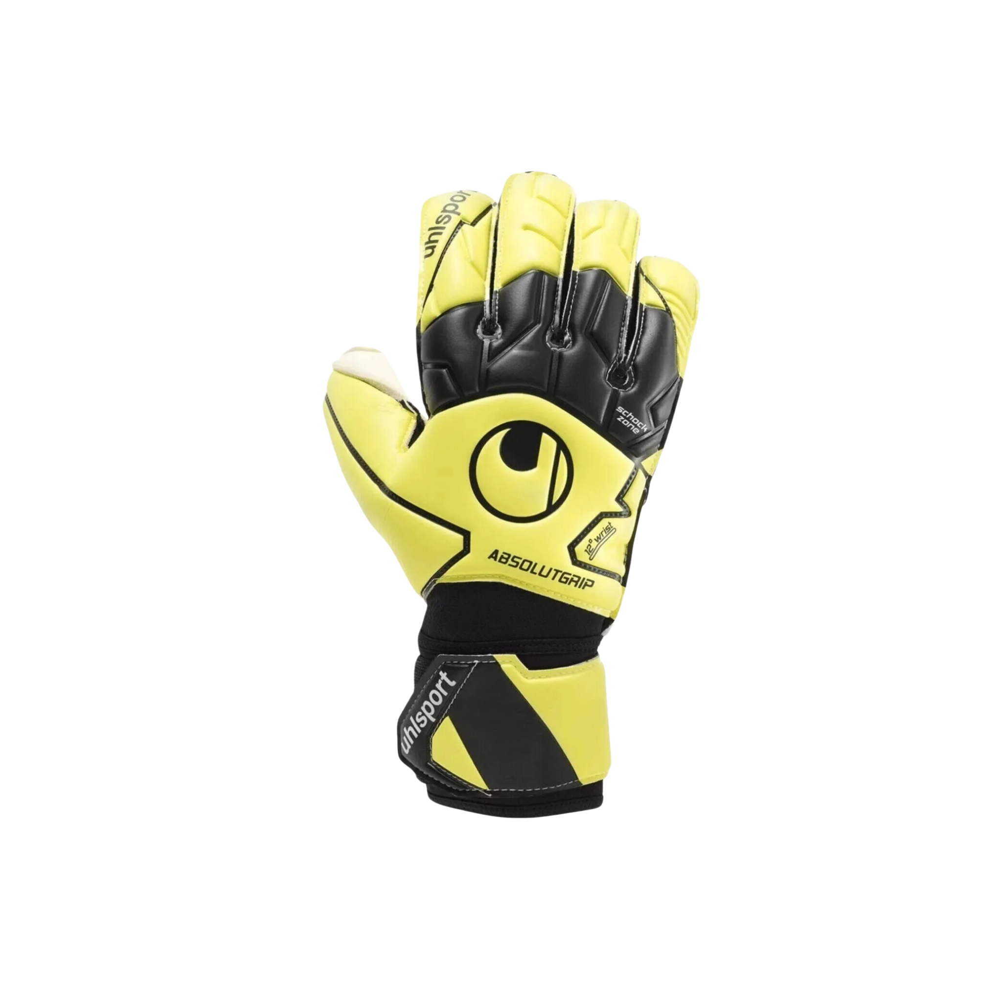 Uhlsport Absolutegrip Flex Frame Carbon Kaleci Eldivenleri Sarı-Siyah
