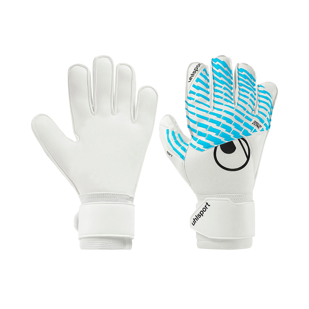 Uhlsport FM CYBERTEC SOFT PRO Kaleci Eldiveni Beyaz-Mavi