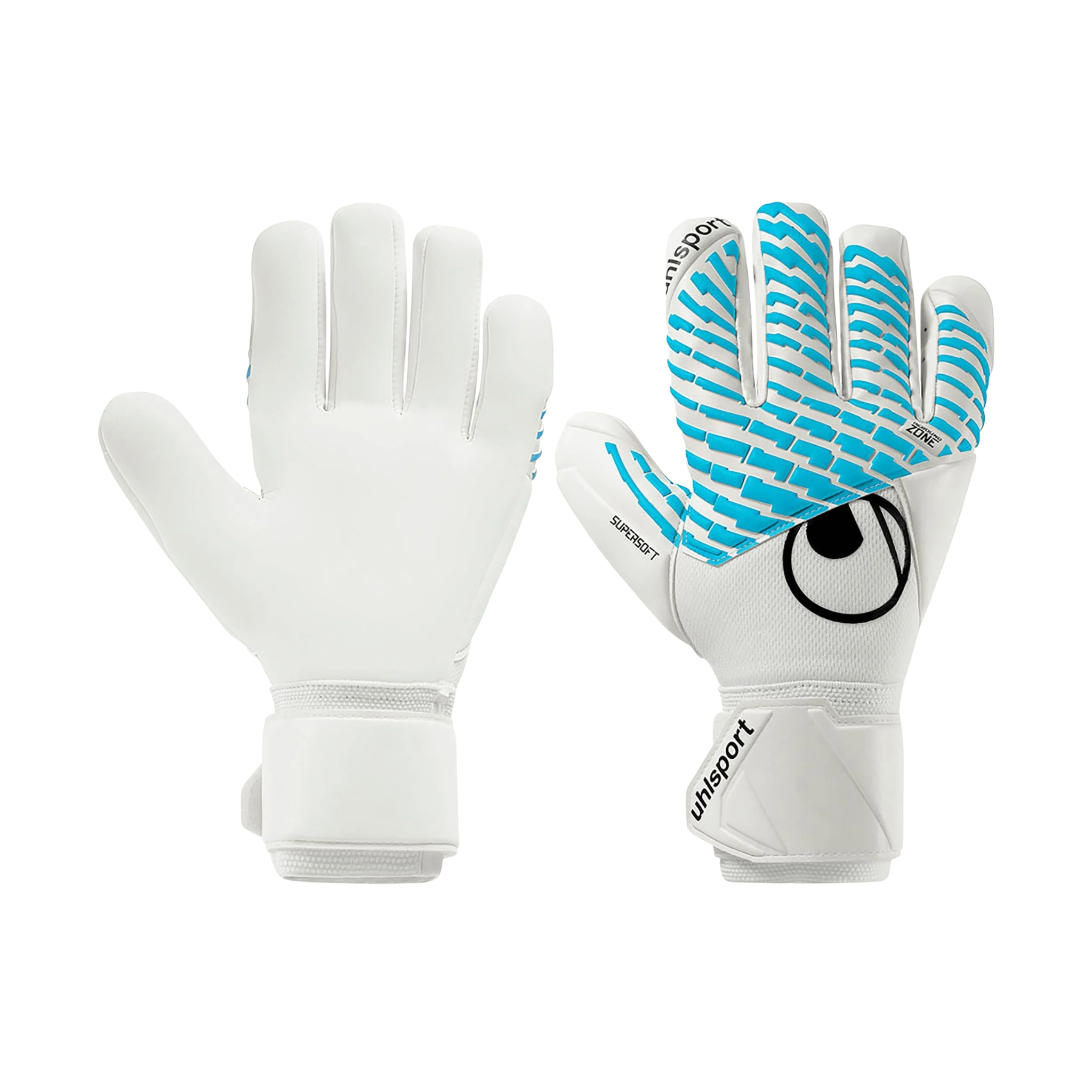 Uhlsport FM CYBERTEC SUPERSOFT HN Kaleci Eldiveni Beyaz-Mavi