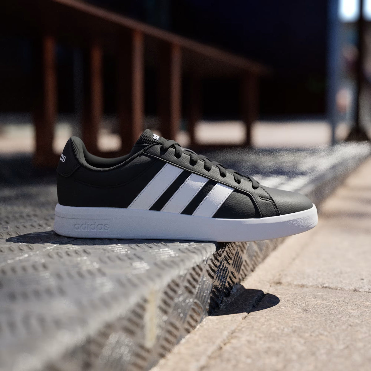 Adidas HQ0082 Grand Court Base 3.0 Siyah-Beyaz