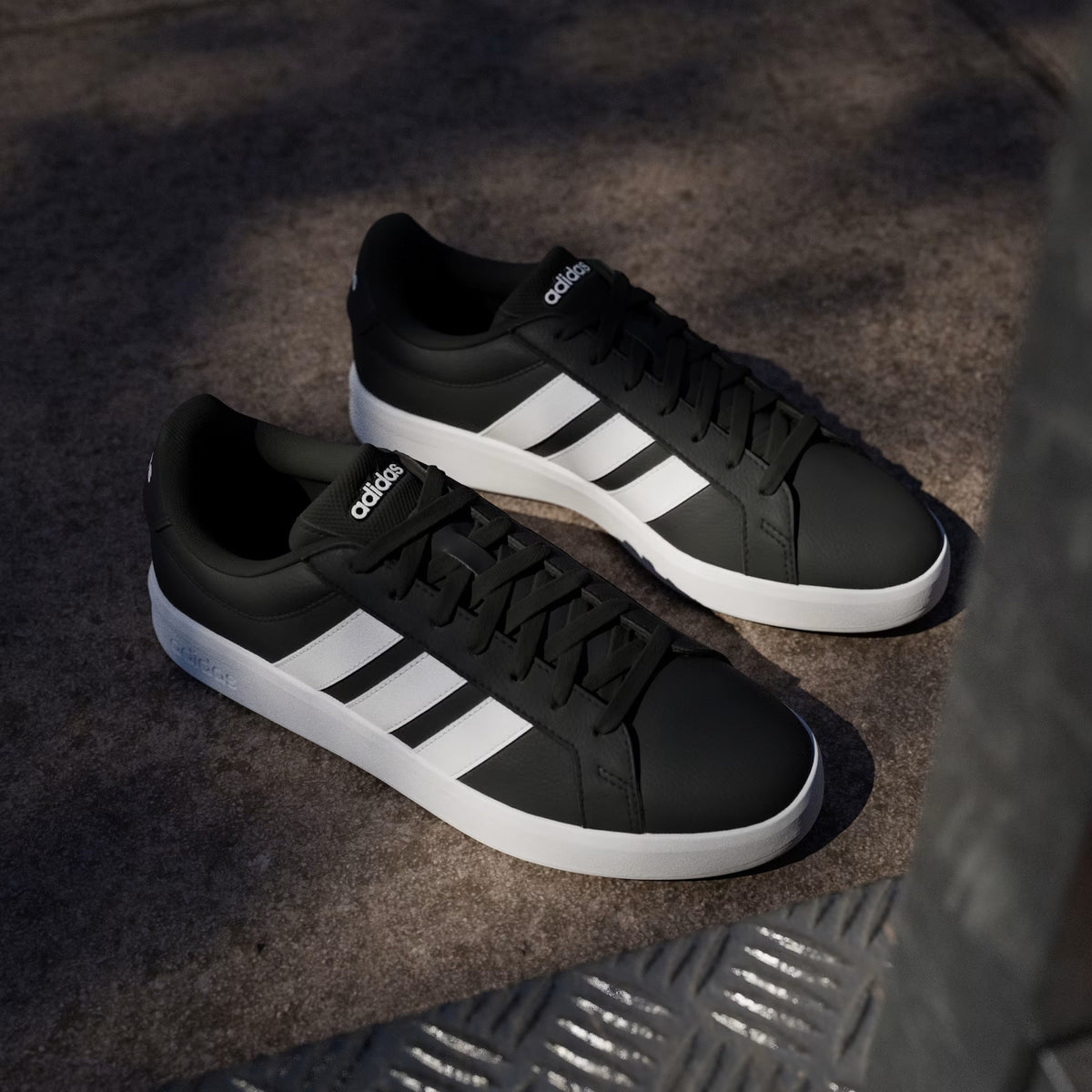 Adidas HQ0082 Grand Court Base 3.0 Siyah-Beyaz