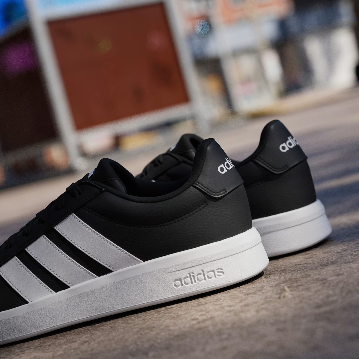 Adidas HQ0082 Grand Court Base 3.0 Siyah-Beyaz