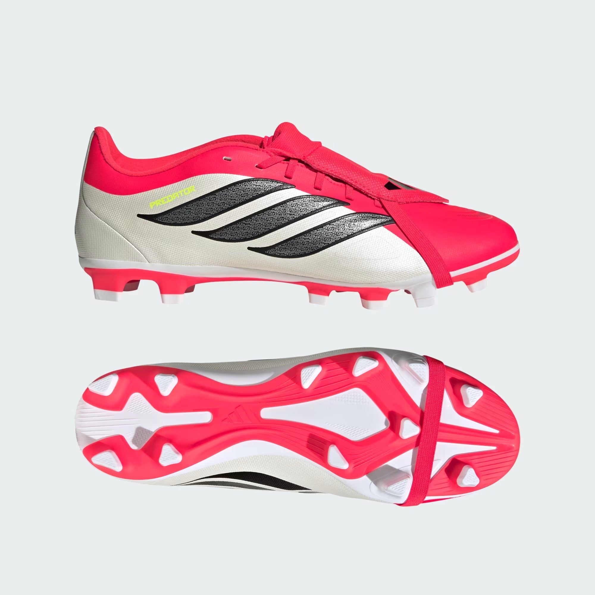 Adidas JS0346 PREDATOR CLUB FT FG/MG Krampon Kırmızı-Beyaz