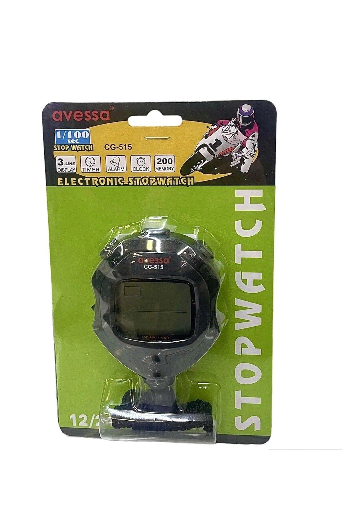 Avessa CG-515 KRONOMETRE Kronometre Siyah