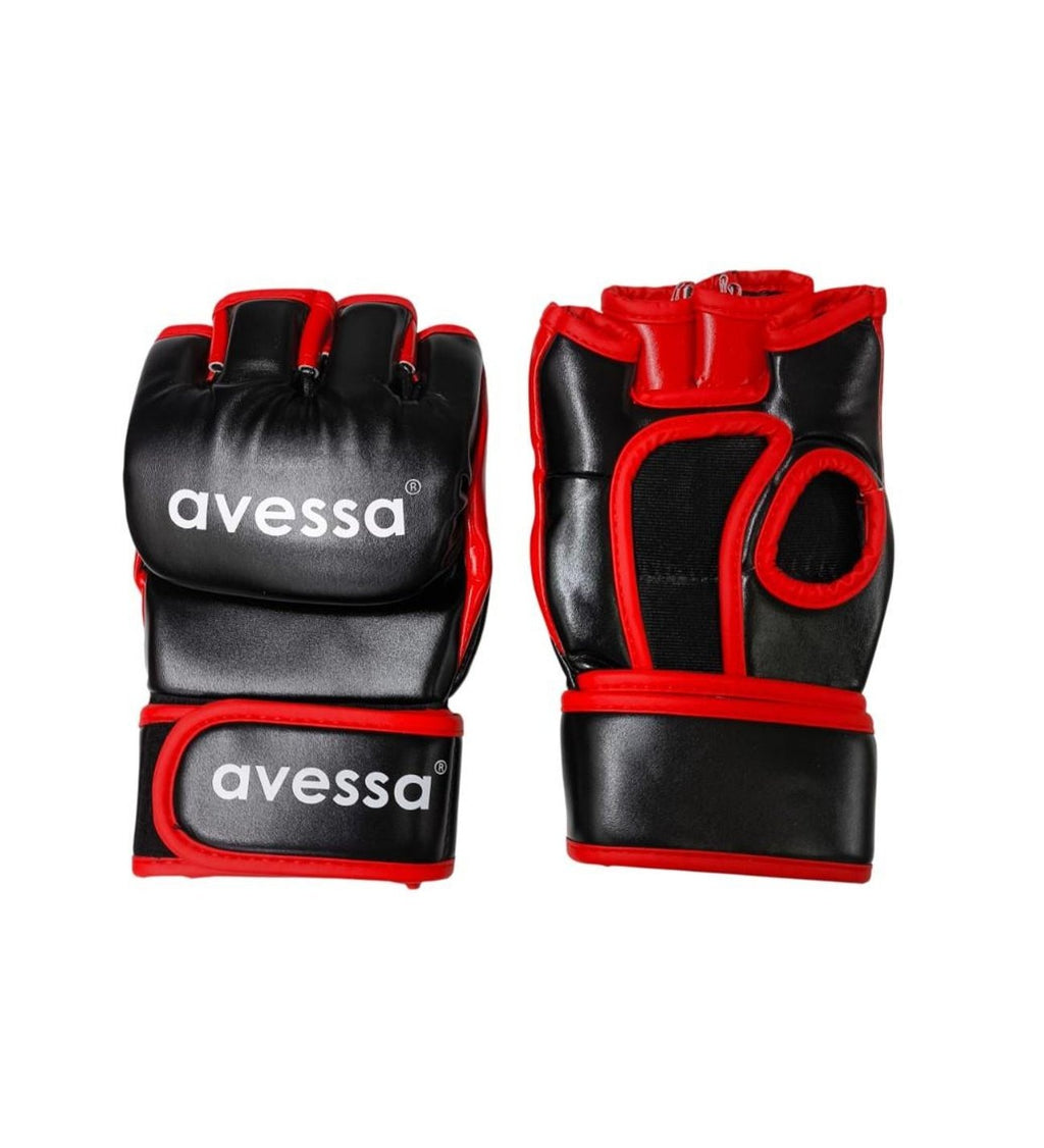 Avessa MMA-370 MMA Eldiveni Eldivenler Siyah