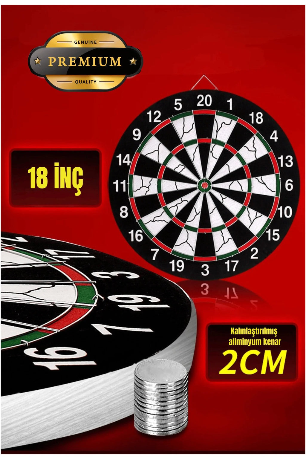 Can Sport BSR-52 Profesyonel Dart Tahtası