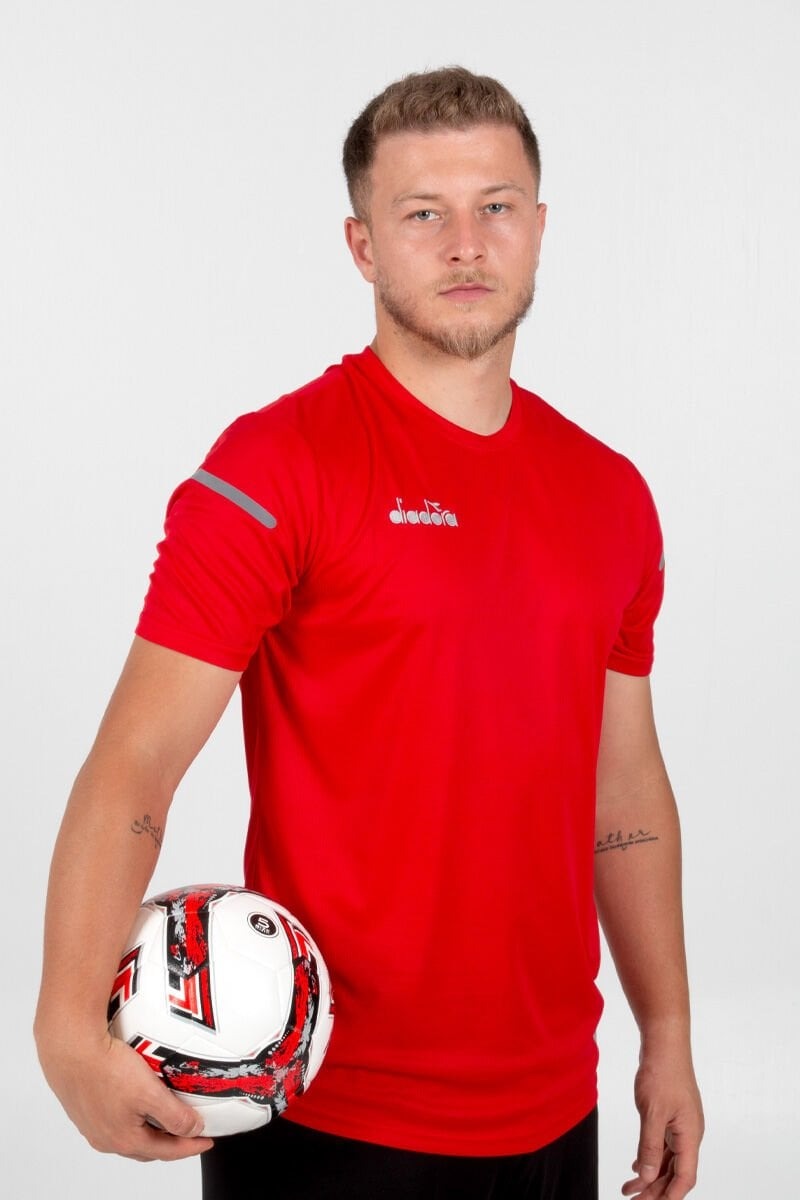 Diadora Alto 25 Antrenman Tişört Kırmızı