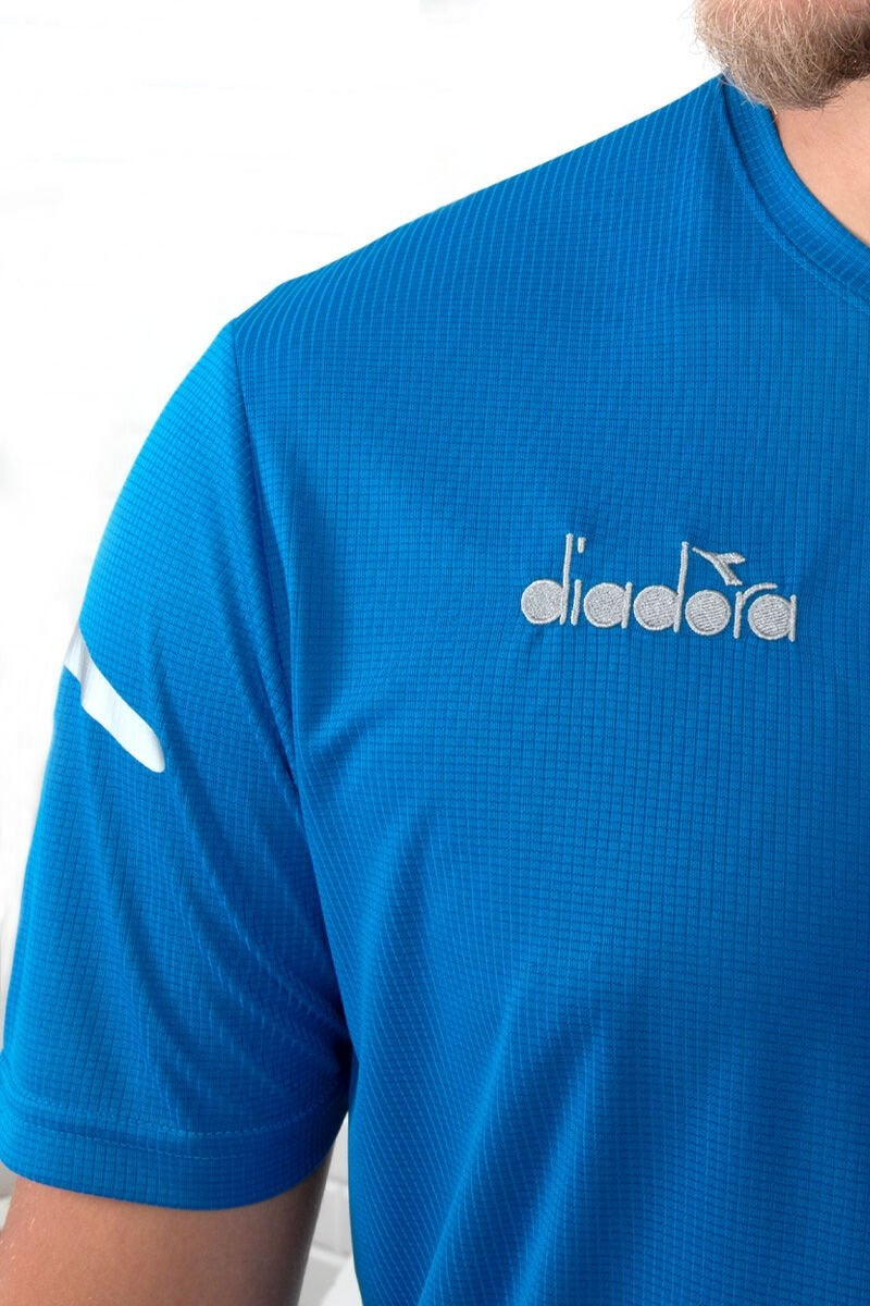 Diadora Alto 25 Antrenman Tişört Saks Mavi
