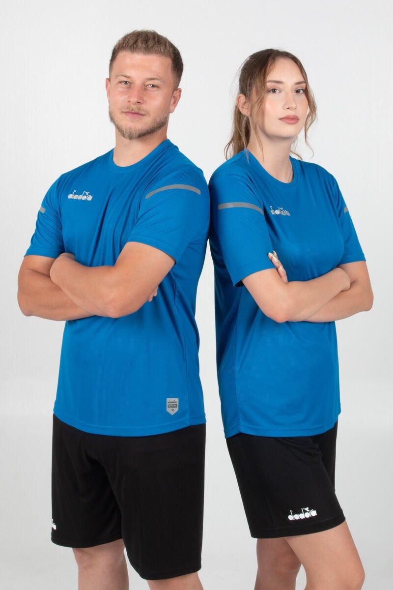 Diadora Alto 25 Antrenman Tişört Saks Mavi