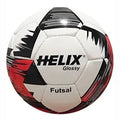 Helix Glossy 4 Futsal Topu Toplar Beyaz-Siyah-Kırmızı