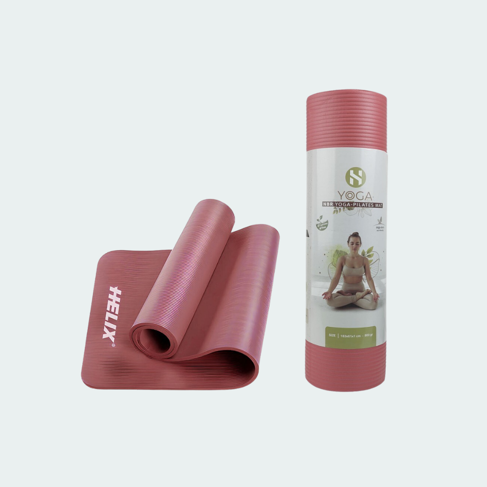 Helix NBR Pilates Matı Kırmızı