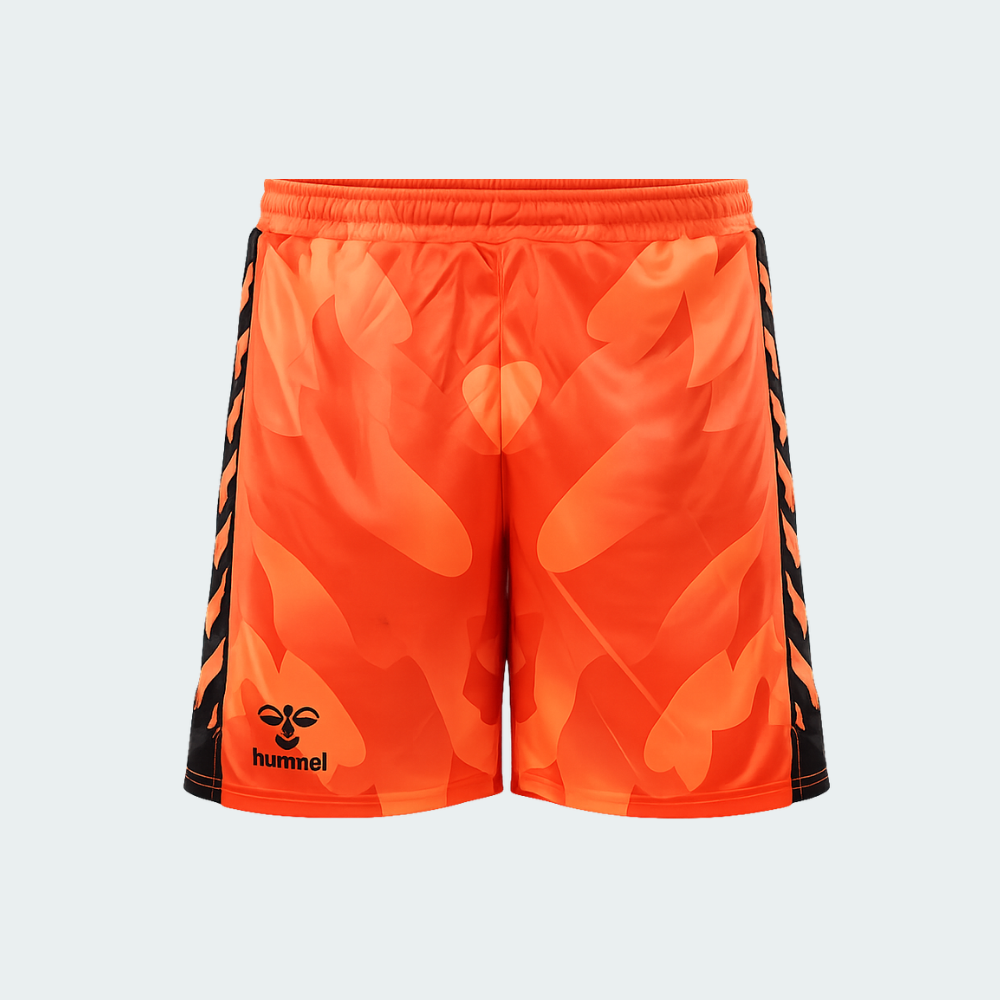 Hummel 1010392 Elegance Kaleci Şort Neon Turuncu