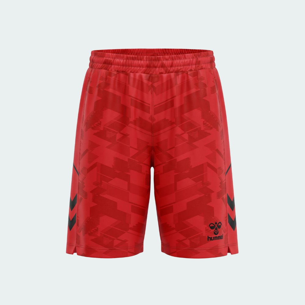 Hummel 1010599 Line Çocuk Kaleci Şort Kırmızı