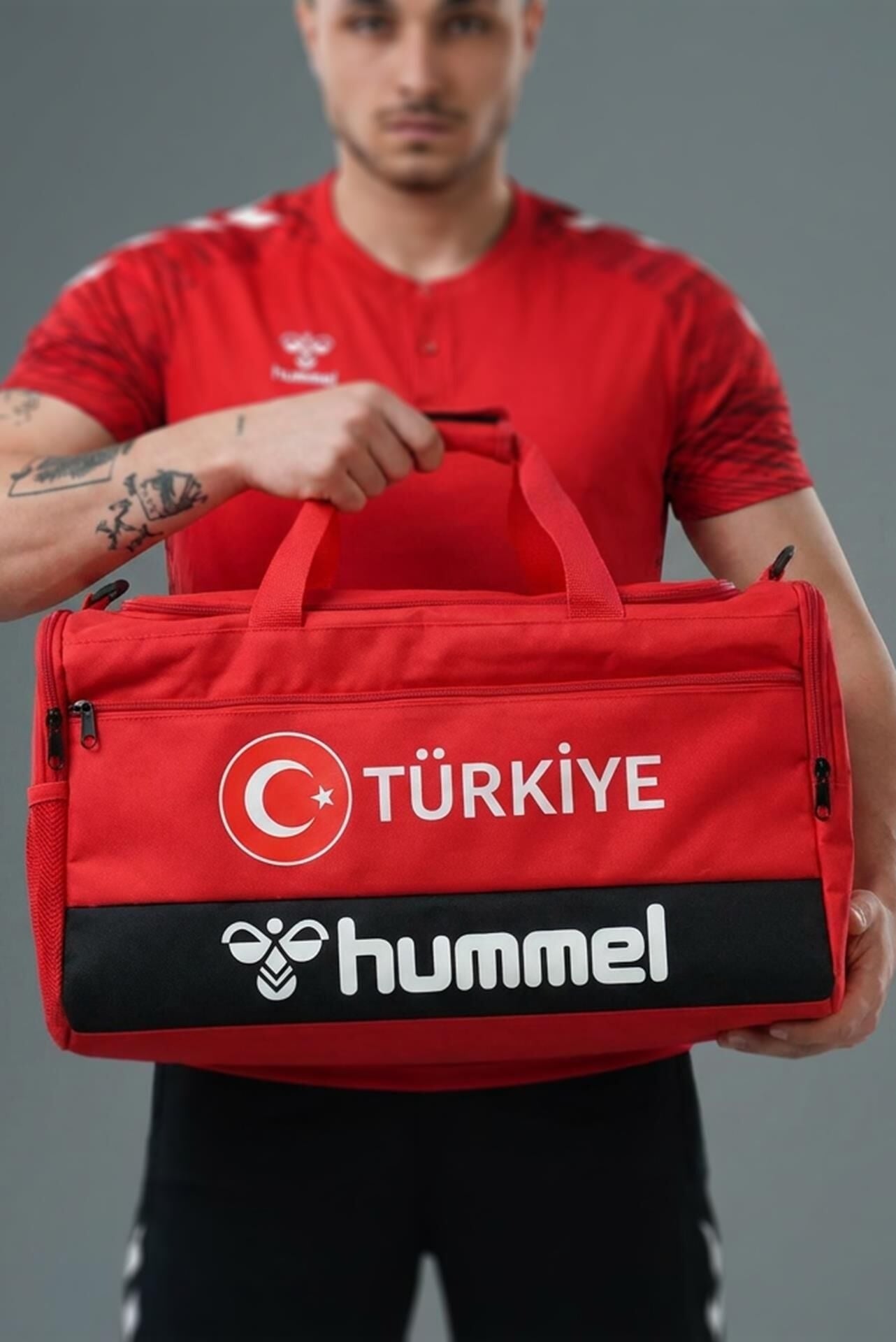 Hummel 170051 Asos Milli Takım Çantası Kırmızı