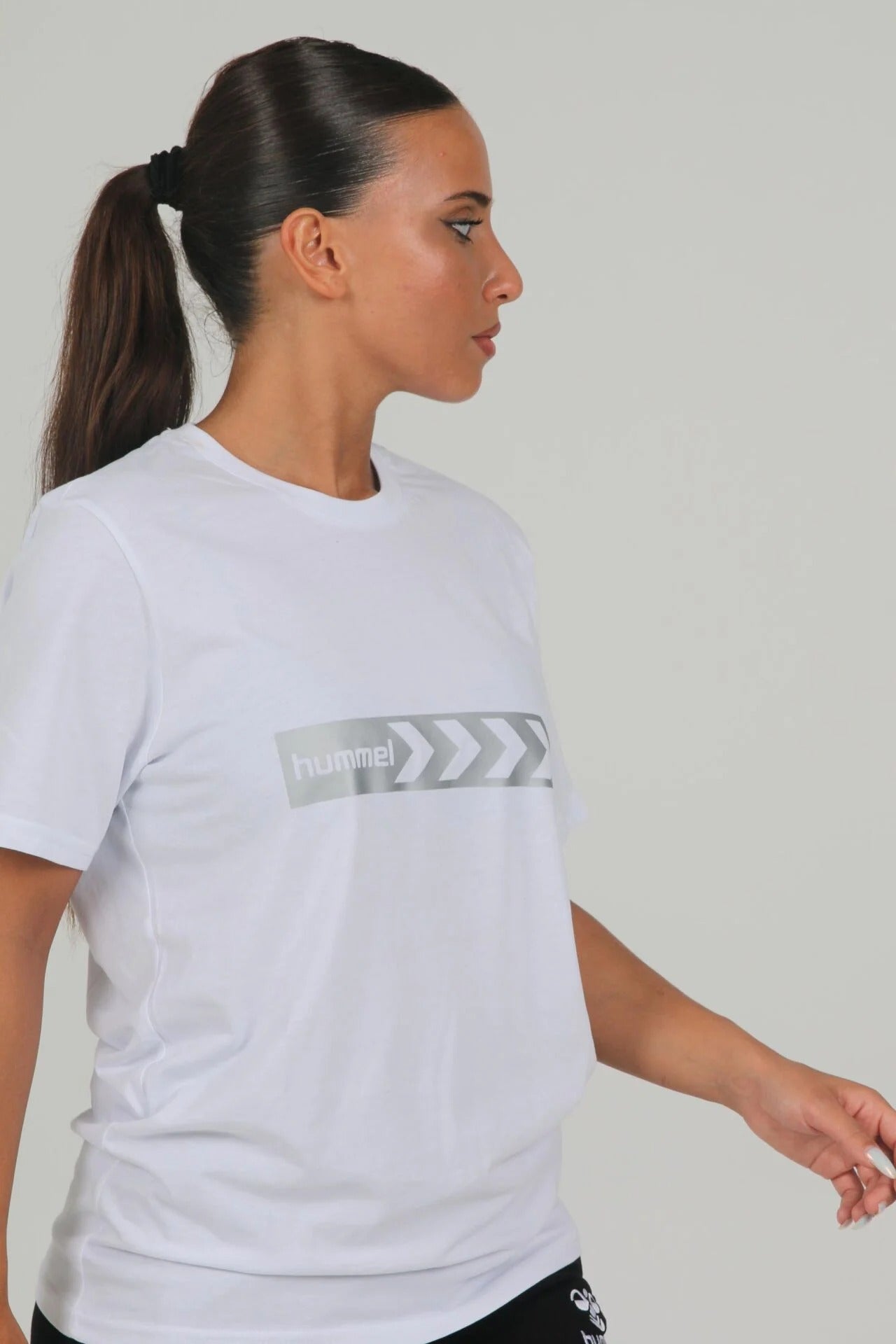 Hummel 912054 Armin Pamuklu Beyaz Antrenman Tişört