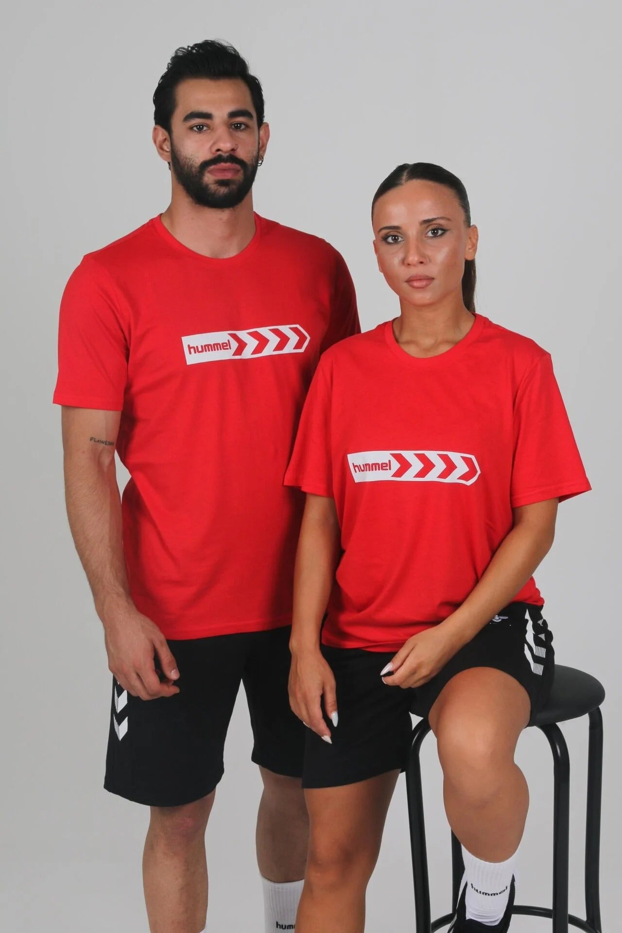 Hummel 912054 Armin Pamuklu Kırmızı Antrenman Tişört