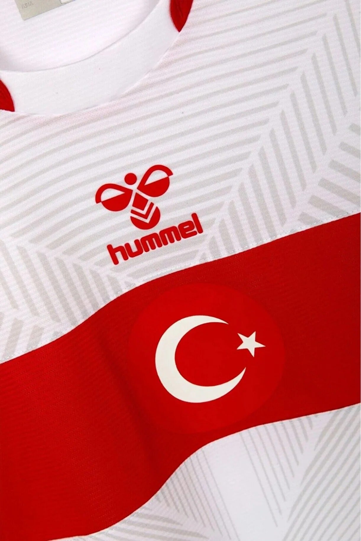 Hummel 912444 Çocuk Milli Takım Forma Tişört Beyaz