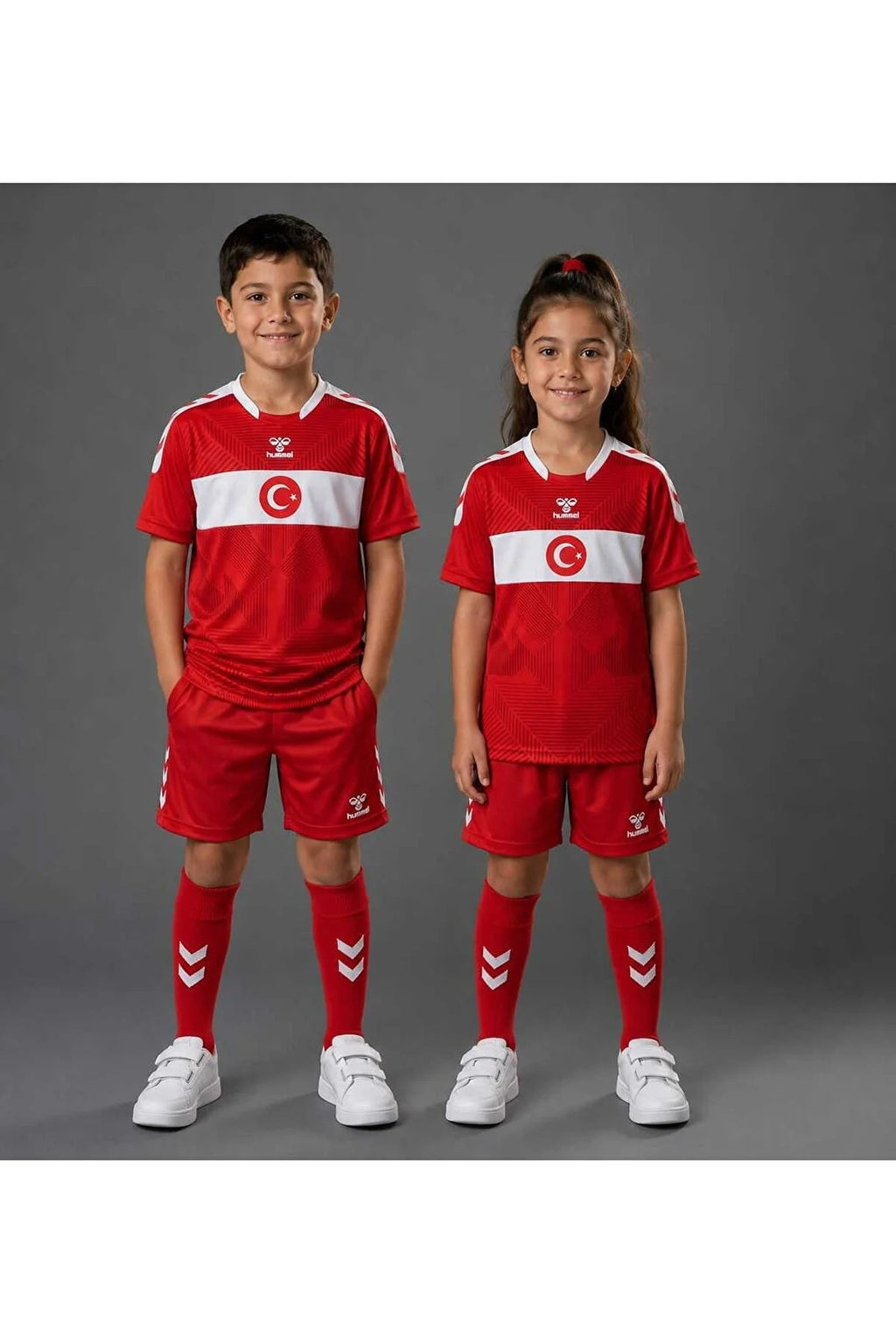 Hummel 912444 Çocuk Milli Takım Forma Tişört Kırmızı