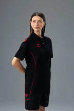 Hummel 912456 Target Kamp T-Shirt Siyah-Kırmızı