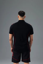 Hummel 912456 Target Kamp T-Shirt Siyah-Kırmızı