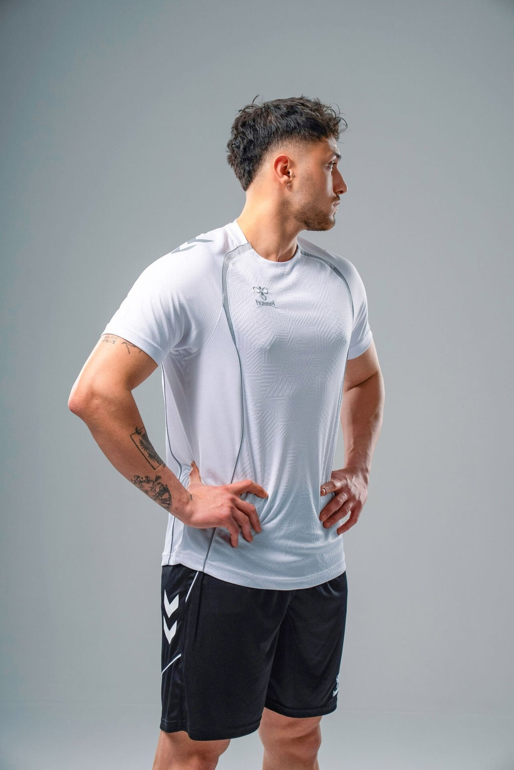 Hummel 912457 Target Antrenman Tişört Beyaz