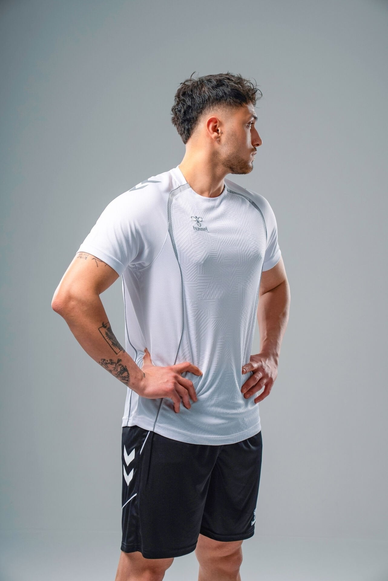 Hummel 912457 Target Antrenman Tişört Beyaz