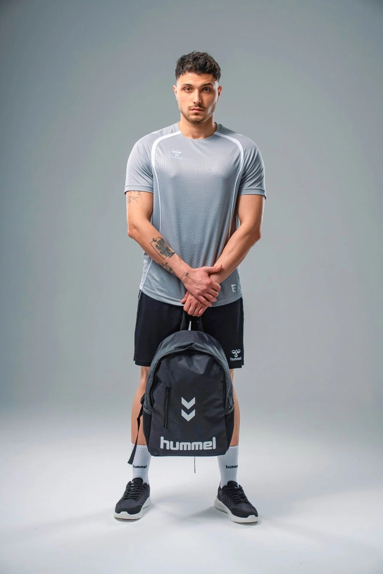 Hummel 912457 Target Antrenman Tişört Gri