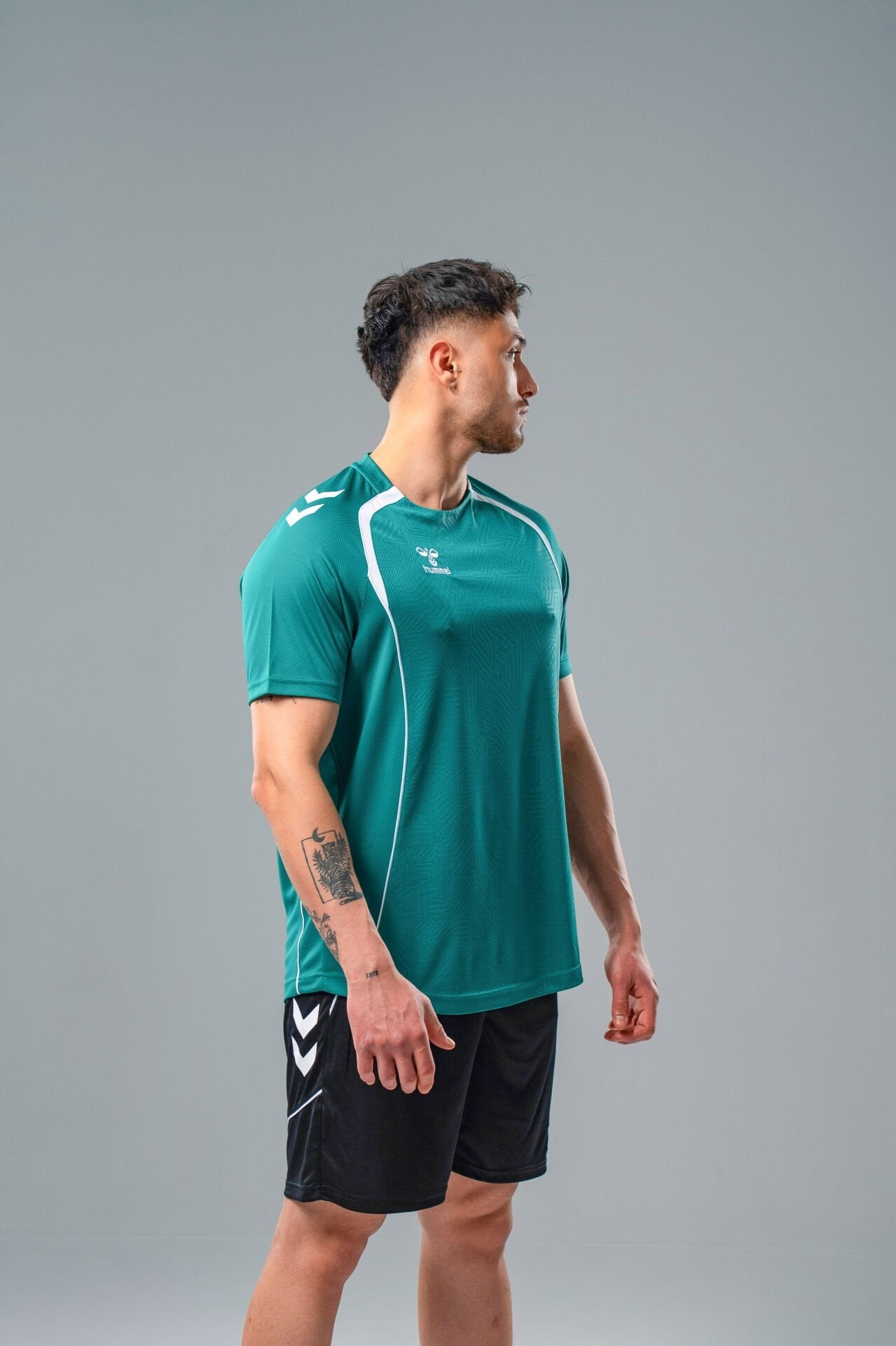 Hummel 912457 Target Antrenman Tişört Yeşil