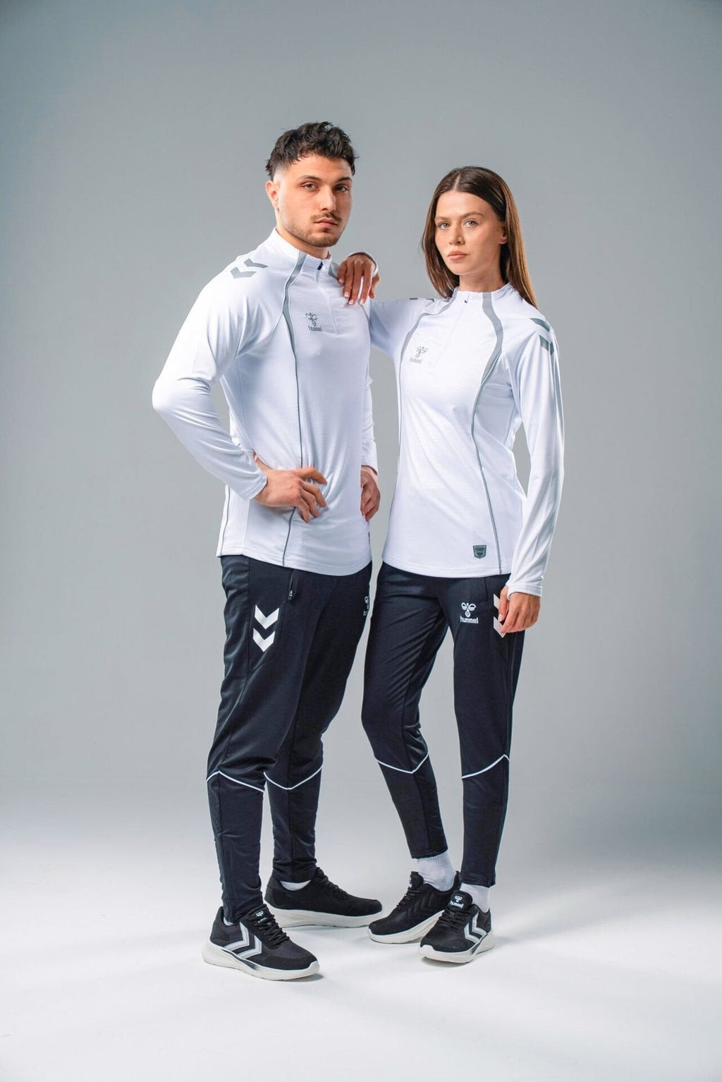 Hummel 922595 Target Antrenman Eşofman Üstü Beyaz