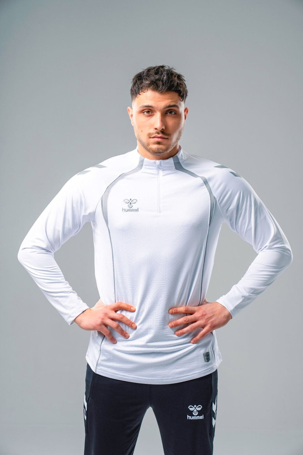 Hummel 922595 Target Antrenman Eşofman Üstü Beyaz