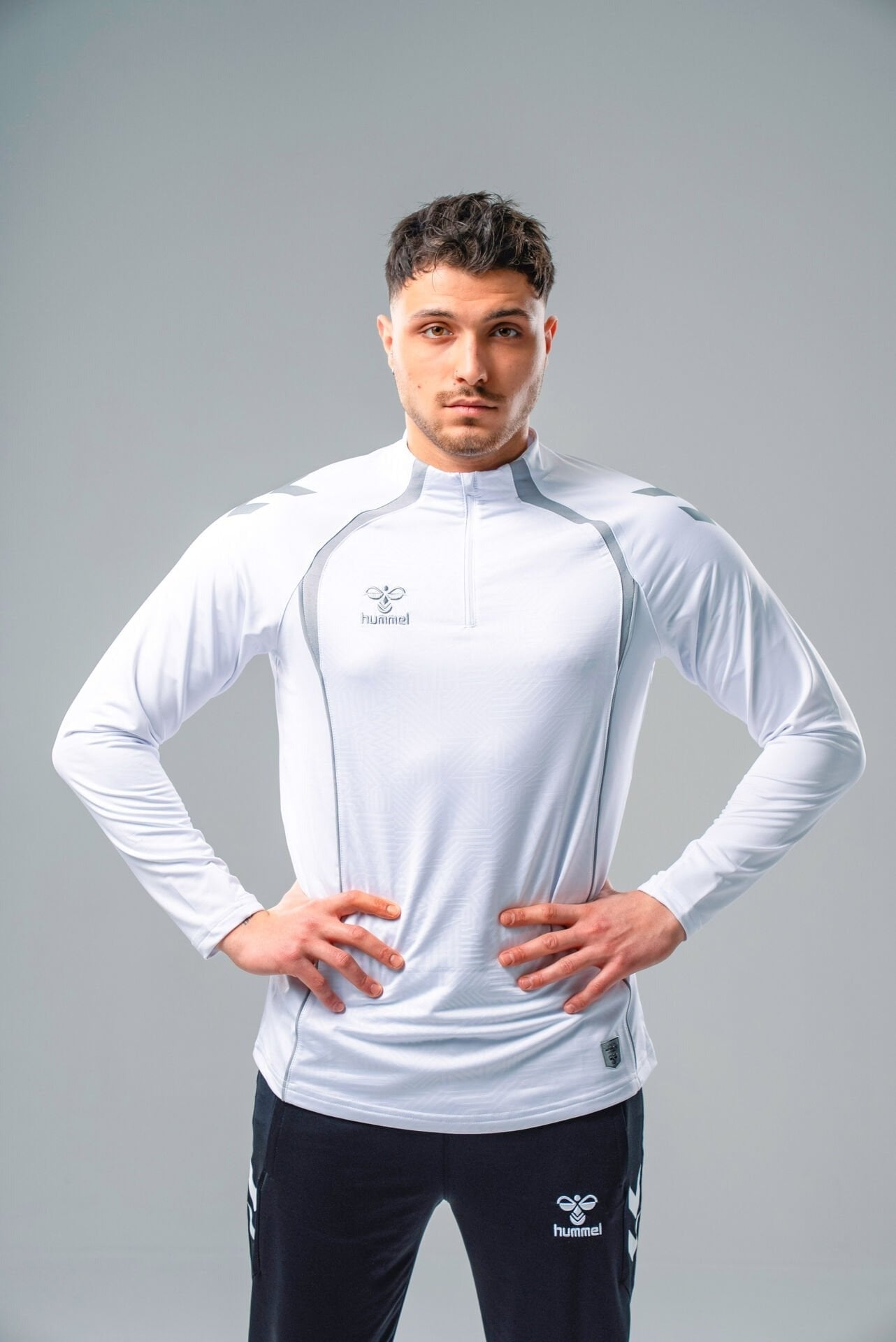 Hummel 922595 Target Antrenman Eşofman Üstü Beyaz