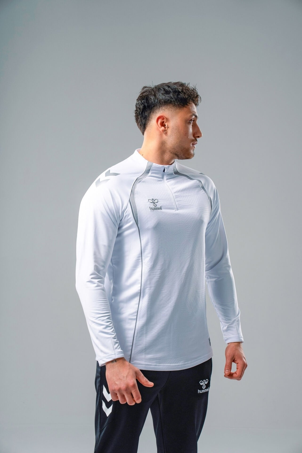 Hummel 922595 Target Antrenman Eşofman Üstü Beyaz