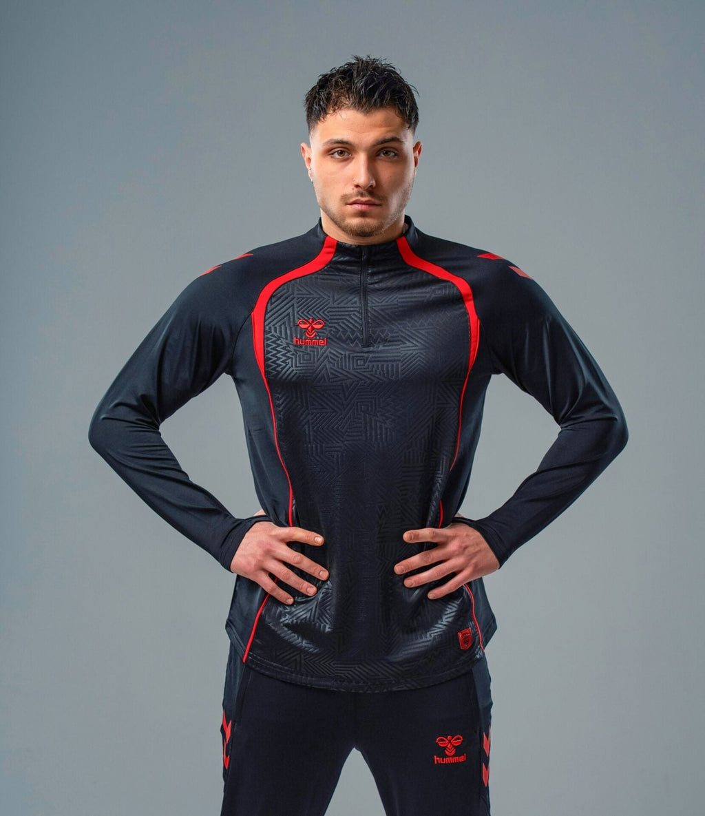 Hummel 922595 Target Antrenman Eşofman Üstü Siyah