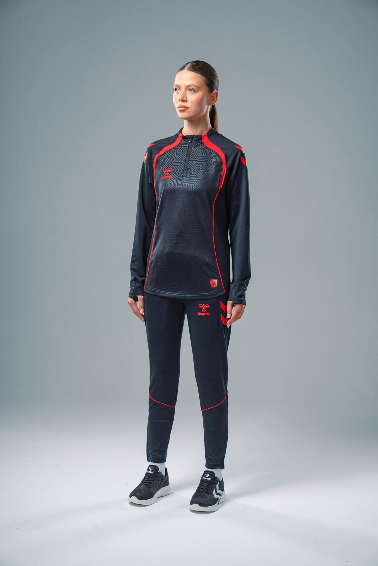 Hummel 922595 Target Antrenman Eşofman Üstü Siyah