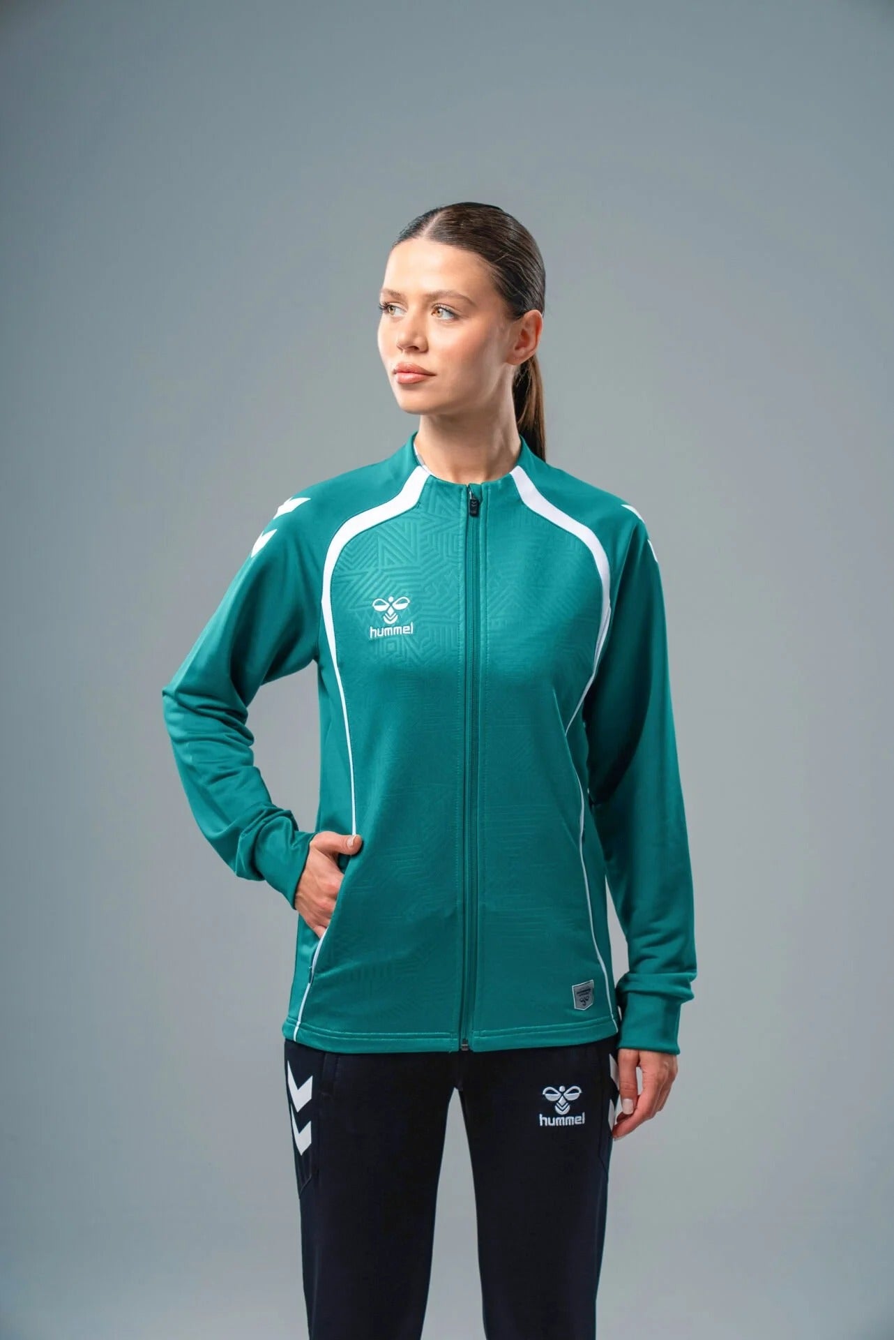 Hummel 922596 Target Kamp Eşofman Üstü Yeşil