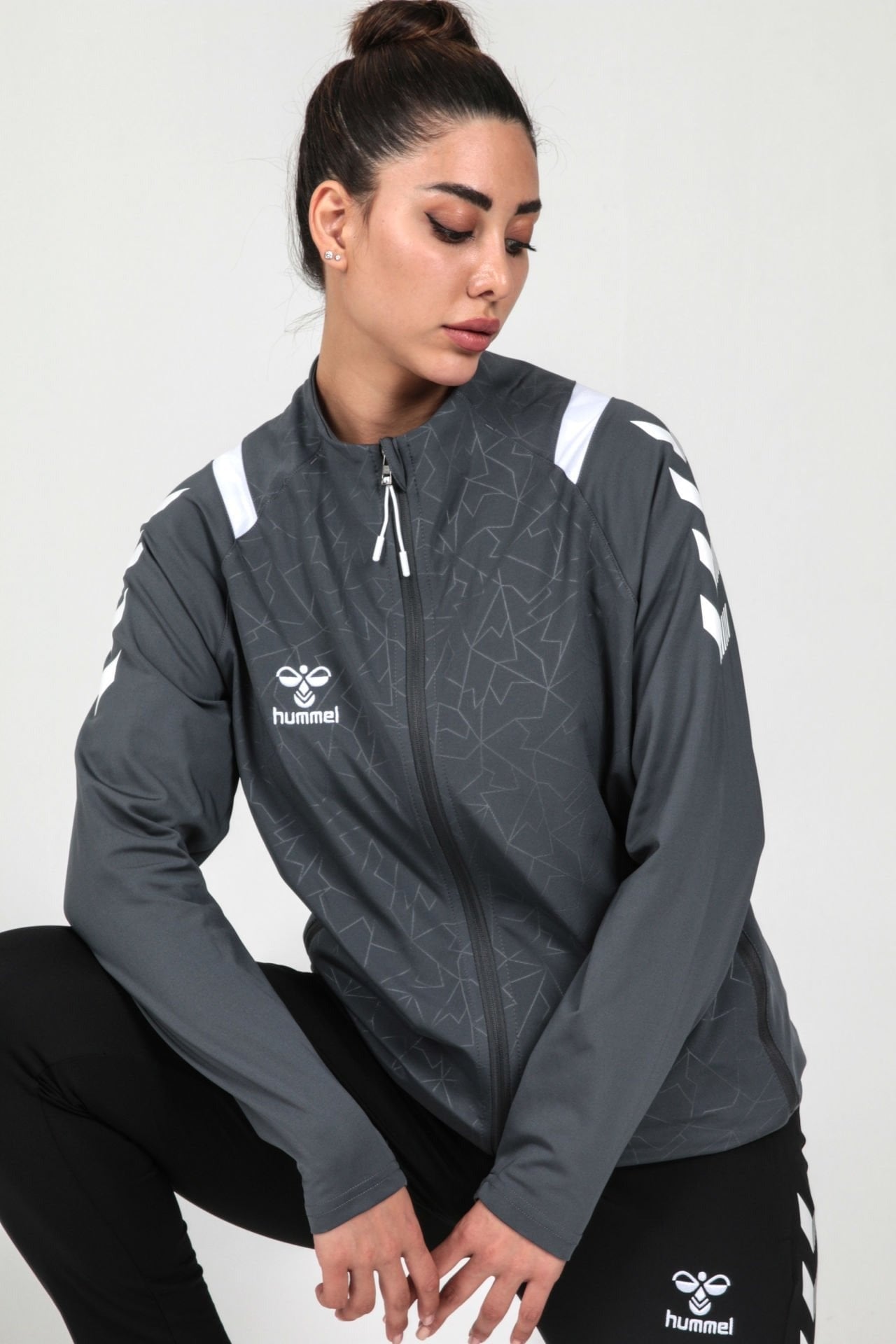 Hummel Dream Zıp Jacket Eşofman Üstü Gri