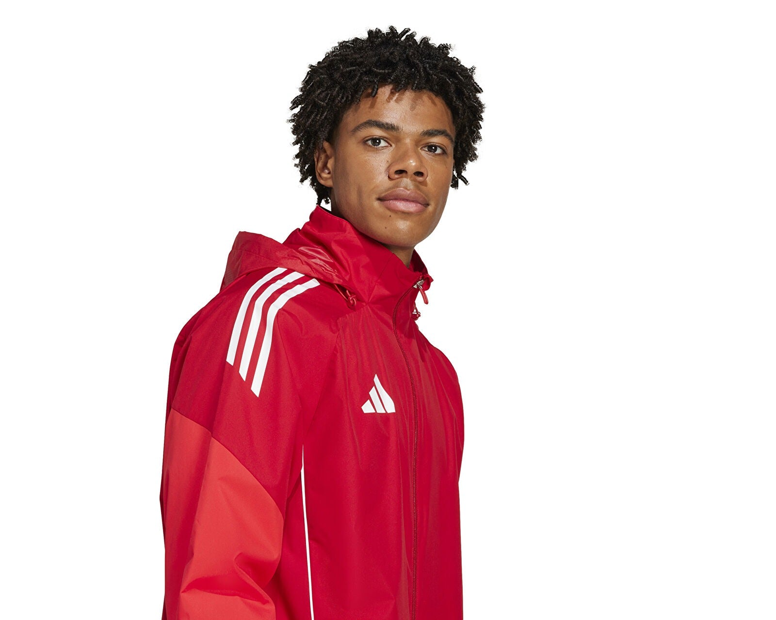Adidas TIRO25C AW JKT Kırmızı Yağmurluk