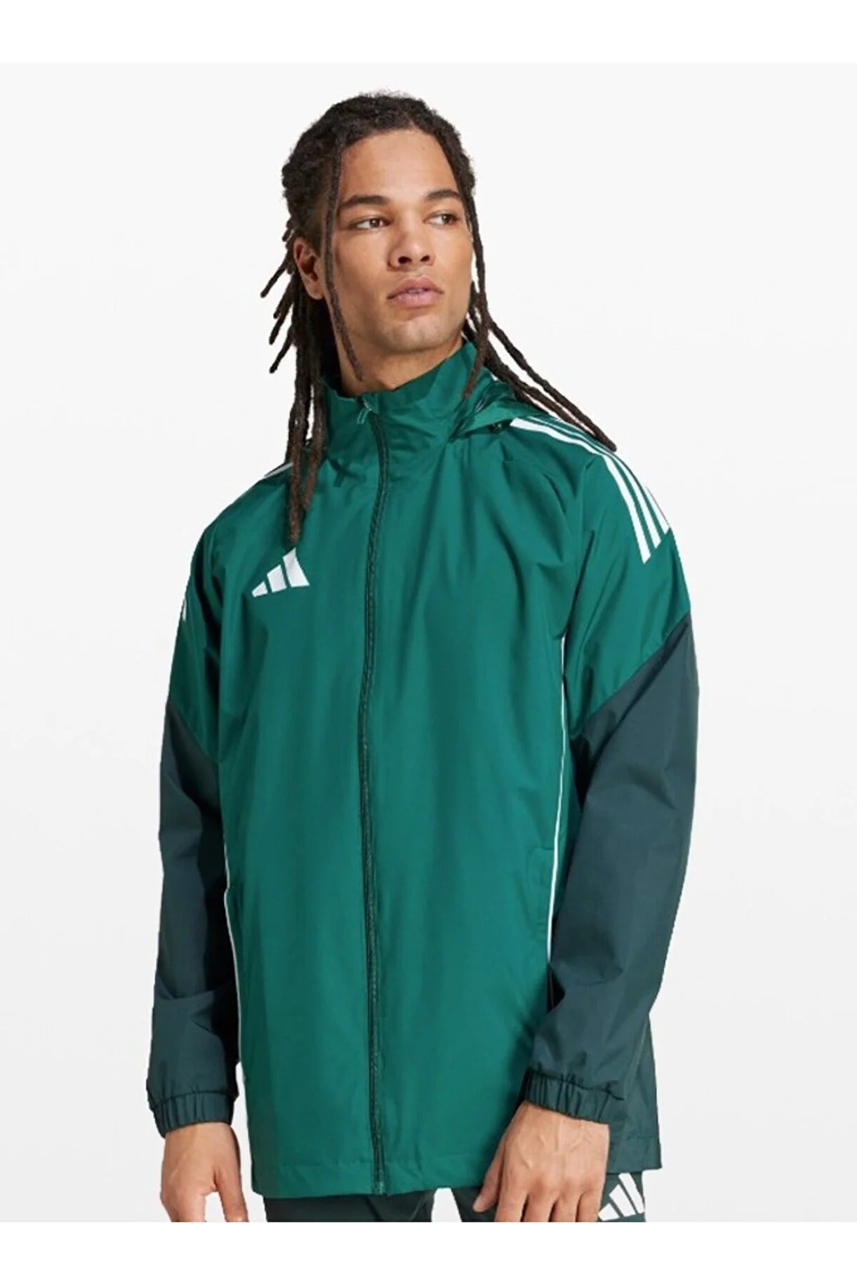 Adidas TIRO25C AW JKT Yeşil Yağmurluk
