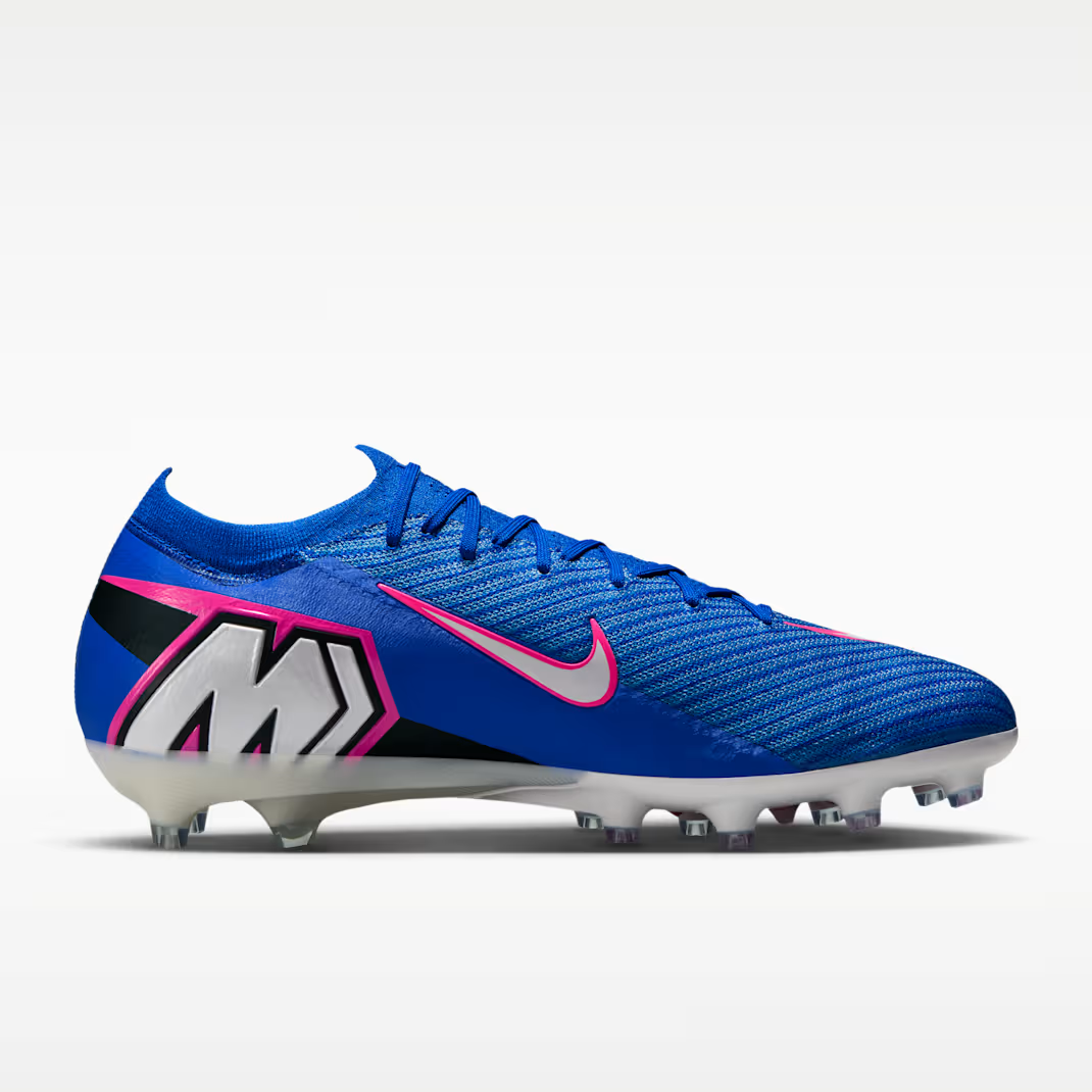 Nike FQ1457-446 ZM VAPOR 16 ELITE FG Krampon Mavi