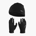 Nike Sportswear Fleece Bere ve Eldiven Siyah