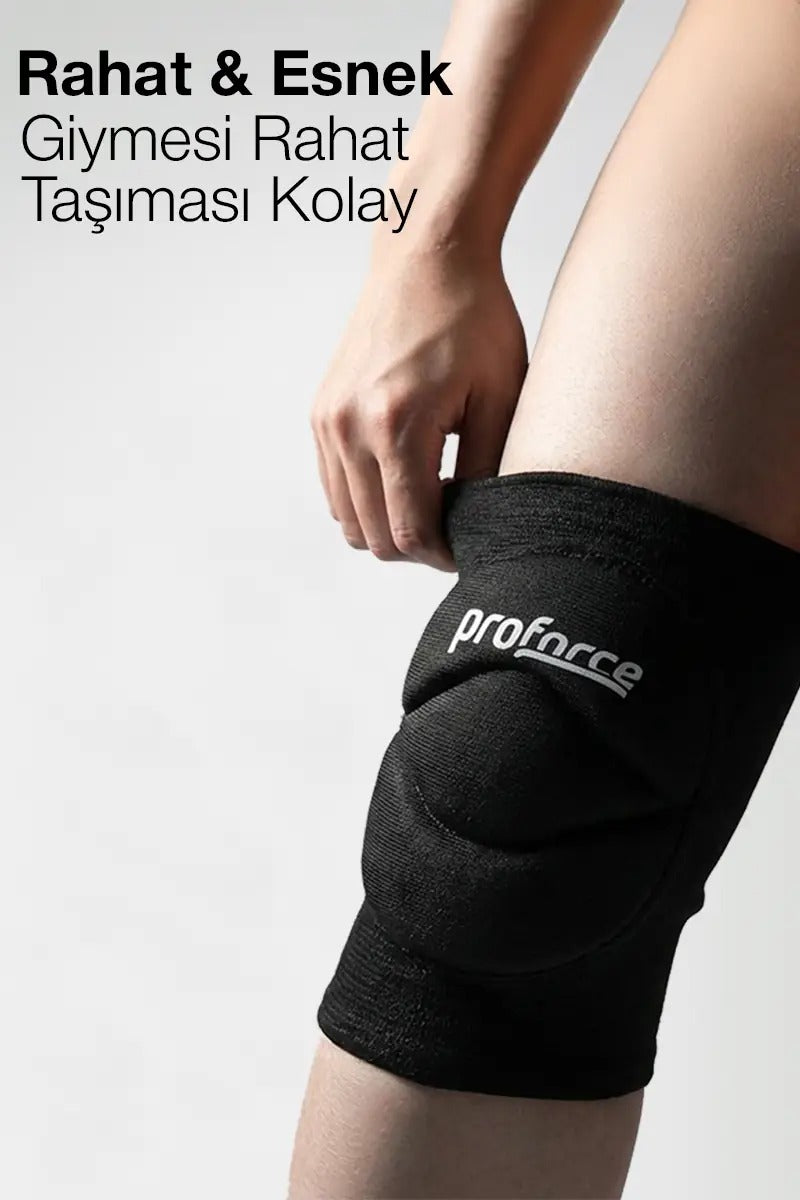 Proforce Voleybol Dizliği Dizlikler Siyah
