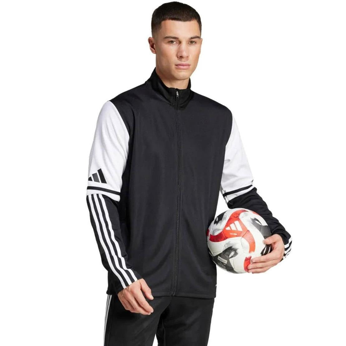 SQ25 TR JKT BLACK/WHITE